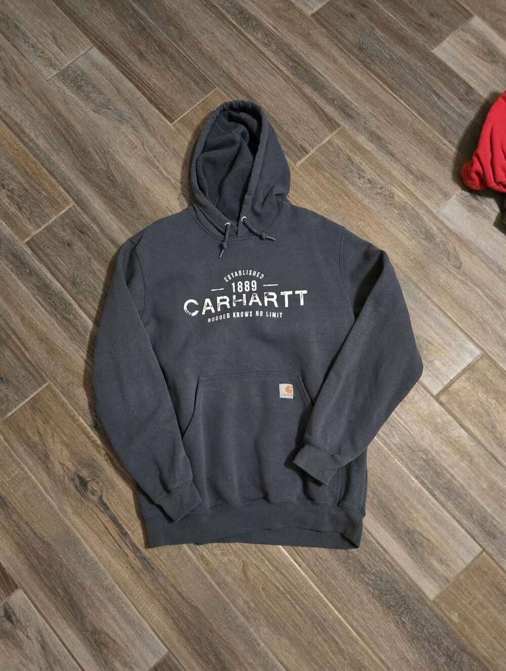 Carhartt Original Fit Blue Hoodie Sweatshirt Pullover